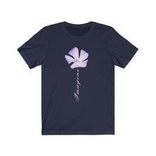 Load image into Gallery viewer, Imagine Tshirt Flower Retro Girly Style Pretty Purple Shirt Unisex Jersey Short Sleeve Tee