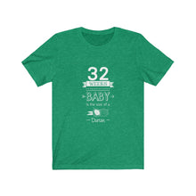 Load image into Gallery viewer, Pregnancy Tshirt Tee Expecting Parenting Birth Baby Baby is the size of Baby Shower Pregnant
