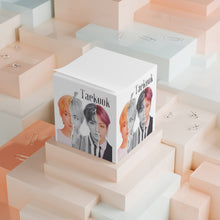 Load image into Gallery viewer, Note Cube sticky notes desk supplies fangirl music gifts Army Ami