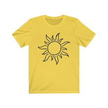 Load image into Gallery viewer, Sun Tshirt Love Happiness Clarity New Beginnings Self Appreciation Unisex Jersey Short Sleeve Tee