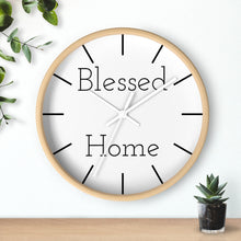 Load image into Gallery viewer, Wall clock Blessed Home Decor Gift New Home Housewarming Gift Wall Decor White Room Decorated