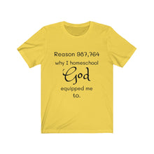 Load image into Gallery viewer, Homeschool Family Unschooling Teaching Learning Unisex Jersey Short Sleeve Tee