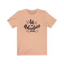 Load image into Gallery viewer, Adventure Travel Vacation Cruise Trip Hiking Open Road Camping Fishing Wedding Engagement Parenting Unisex Jersey Short Sleeve Tee