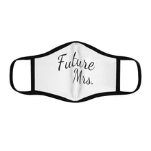 Load image into Gallery viewer, Future Mrs Wedding Bride Engagement Fitted Polyester Face Mask
