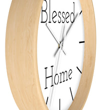 Load image into Gallery viewer, Wall clock Blessed Home Decor Gift New Home Housewarming Gift Wall Decor White Room Decorated