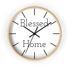 Load image into Gallery viewer, Wall clock Blessed Home Decor Gift New Home Housewarming Gift Wall Decor White Room Decorated