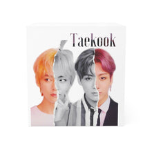 Load image into Gallery viewer, Note Cube sticky notes desk supplies fangirl music gifts Army Ami