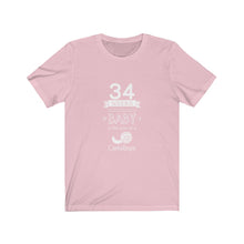 Load image into Gallery viewer, Pregnancy Tshirt Tee Expecting Parenting Birth Baby Baby is the size of Baby Shower Pregnant