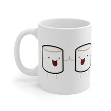 Load image into Gallery viewer, Mug 11oz hot chocolate marshmallows Christmas gifts bffs best friends
