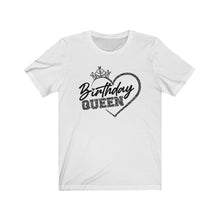 Load image into Gallery viewer, Unisex Jersey Short Sleeve Tee Birthday Queen Happy Birthday Gift Present Celebration
