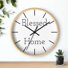 Load image into Gallery viewer, Wall clock Blessed Home Decor Gift New Home Housewarming Gift Wall Decor White Room Decorated
