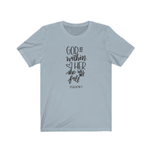 Load image into Gallery viewer, Unisex Jersey Short Sleeve Tee God is with her
