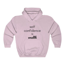 Load image into Gallery viewer, Unisex Heavy Blend Hooded Sweatshirt self confidence is wealth
