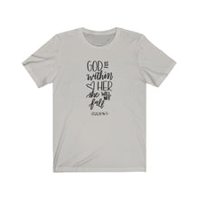 Load image into Gallery viewer, Unisex Jersey Short Sleeve Tee God is with her
