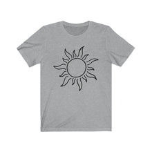 Load image into Gallery viewer, Sun Tshirt Love Happiness Clarity New Beginnings Self Appreciation Unisex Jersey Short Sleeve Tee
