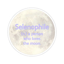 Load image into Gallery viewer, Moon Sticker Selenophile Collection Gift Night Kiss-Cut Stickers
