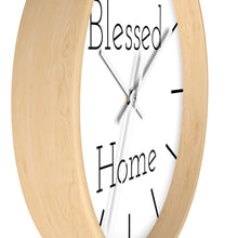 Load image into Gallery viewer, Wall clock Blessed Home Decor Gift New Home Housewarming Gift Wall Decor White Room Decorated
