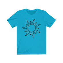 Load image into Gallery viewer, Sun Tshirt Love Happiness Clarity New Beginnings Self Appreciation Unisex Jersey Short Sleeve Tee
