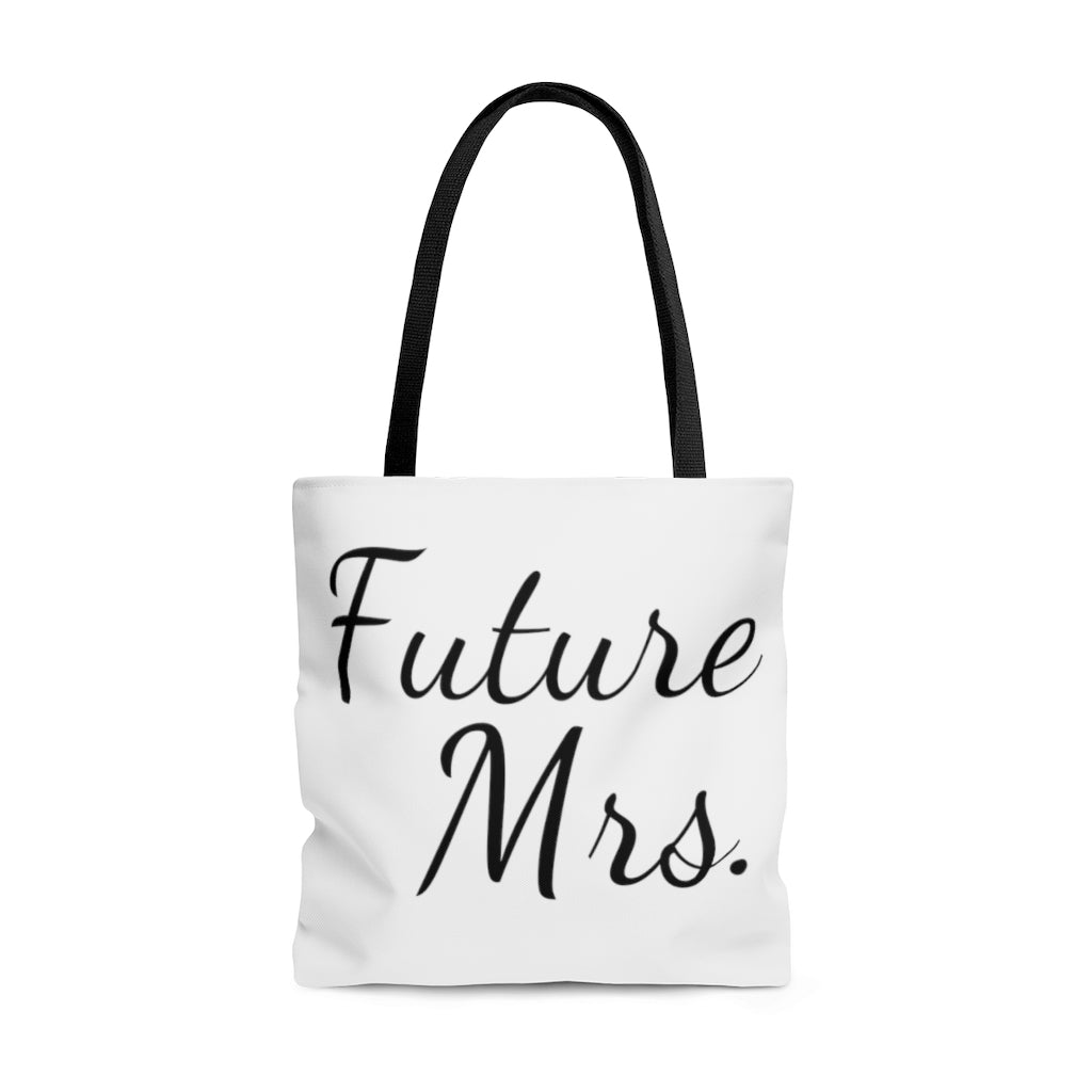 Future Mrs Bride Wedding Wife to be Engagement Bridal AOP Tote Bag