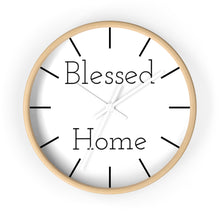 Load image into Gallery viewer, Wall clock Blessed Home Decor Gift New Home Housewarming Gift Wall Decor White Room Decorated
