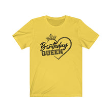Load image into Gallery viewer, Unisex Jersey Short Sleeve Tee Birthday Queen Happy Birthday Gift Present Celebration
