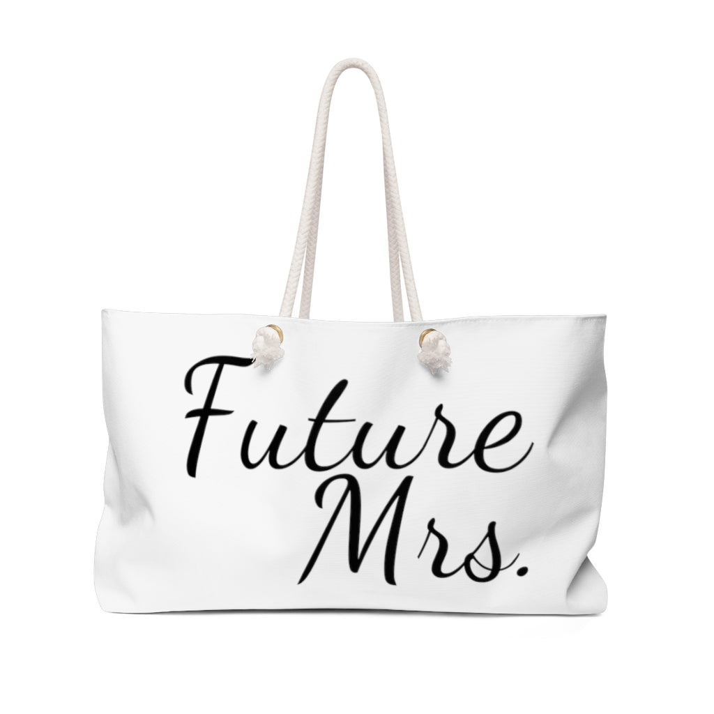 Future Mrs Bride Wedding Wife to be Engagement Purse Weekender Bag