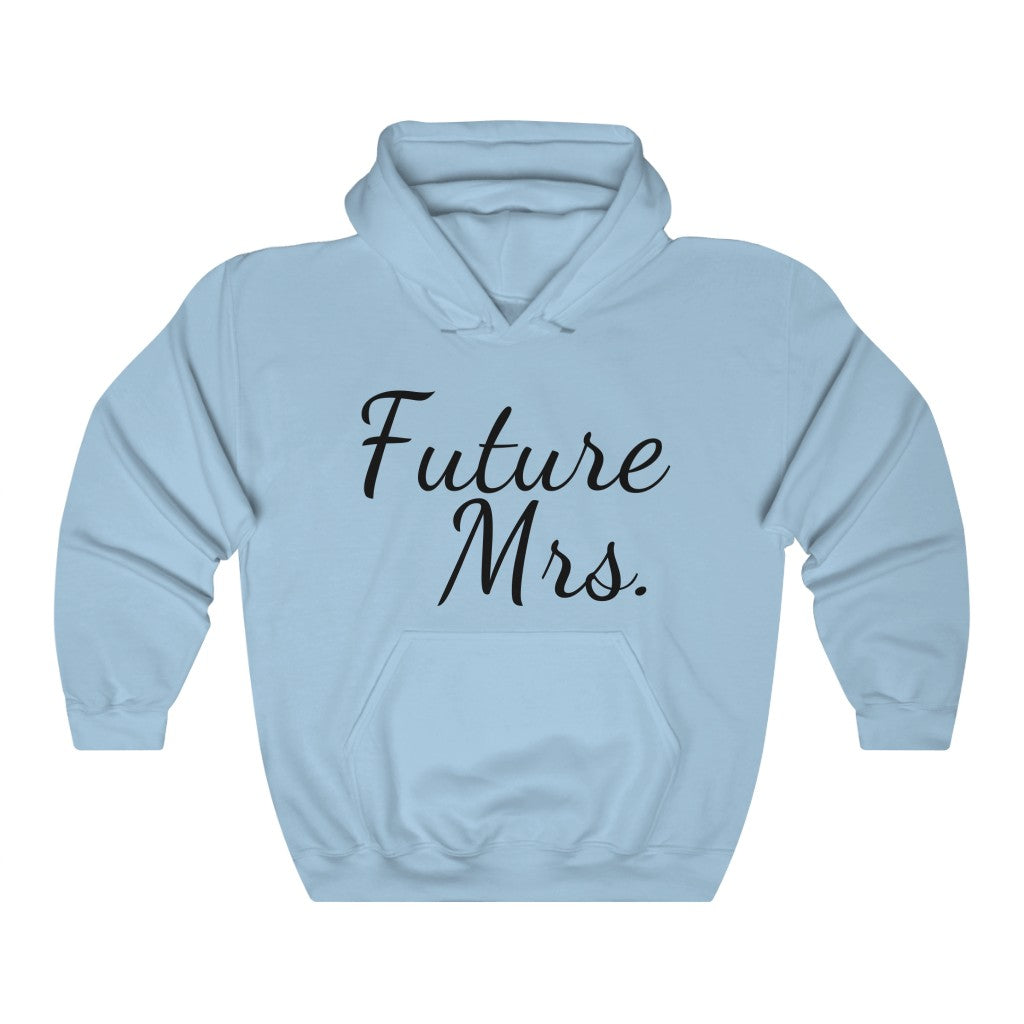 Future Mrs Bride Wedding Wife to be Engagement Unisex Heavy Blend Hooded Sweatshirt