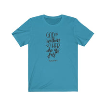 Load image into Gallery viewer, Unisex Jersey Short Sleeve Tee God is with her
