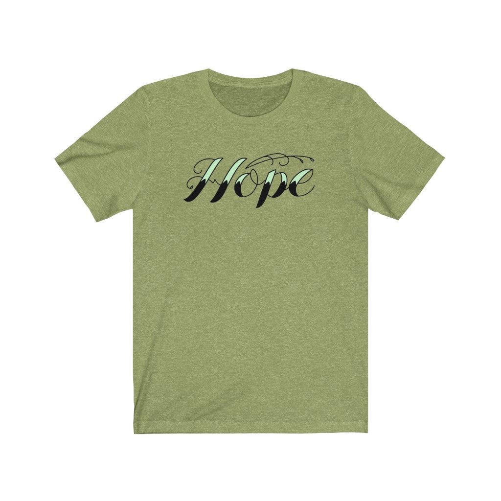 Hope Love Kindness Happiness Friends Dreams Health Awareness Joy Music Unisex Jersey Short Sleeve Tee