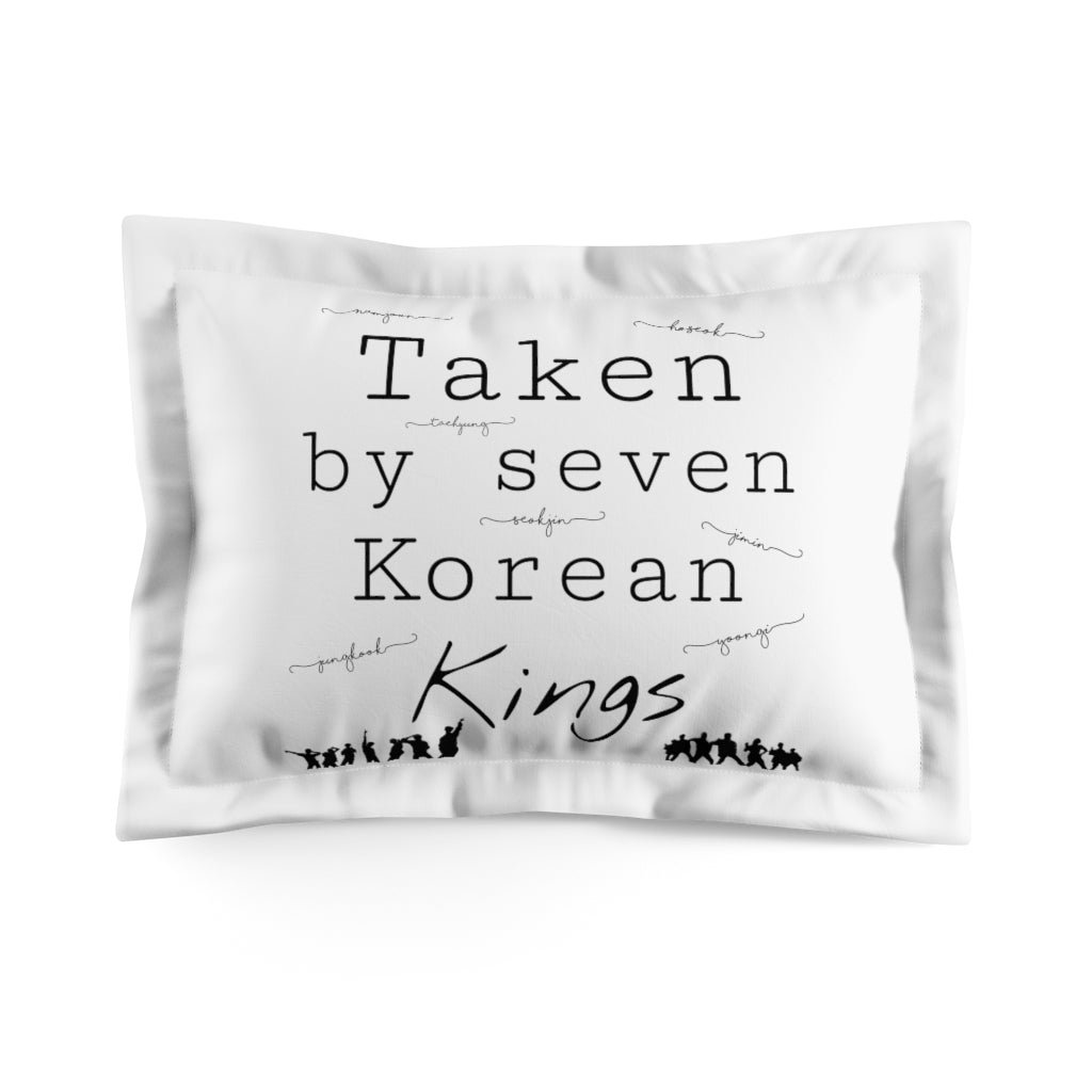 Microfiber Pillow Sham Fangirl Boyband Music