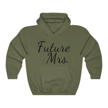 Load image into Gallery viewer, Future Mrs Bride Wedding Wife to be Engagement Unisex Heavy Blend Hooded Sweatshirt
