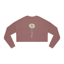 Load image into Gallery viewer, Women&#39;s Cropped Sweatshirt Imagine Flower Sunflower Fall Fashion Retro Summer Autumn
