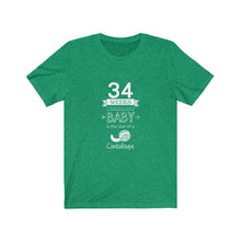 Load image into Gallery viewer, Pregnancy Tshirt Tee Expecting Parenting Birth Baby Baby is the size of Baby Shower Pregnant
